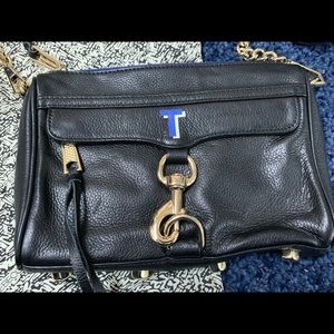 Rebecca Minkoff crossbody with “T” initial